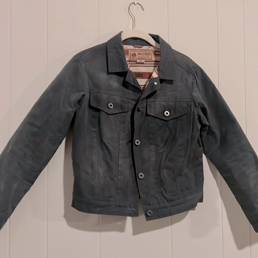 Iron & Resin Scout Wax Canvas Western Outdoor Flannel Lined Jacket